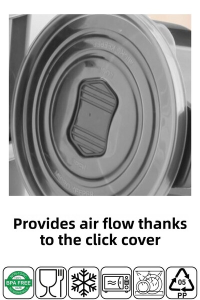 Nandy Home Set of 12 Round Storage Containers for Microwave and Freeze - Plum