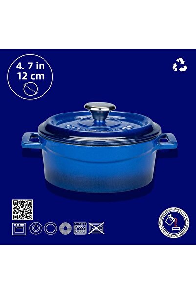 Lava Trendy Cast Round Pot - Diameter(Ø) 12cm