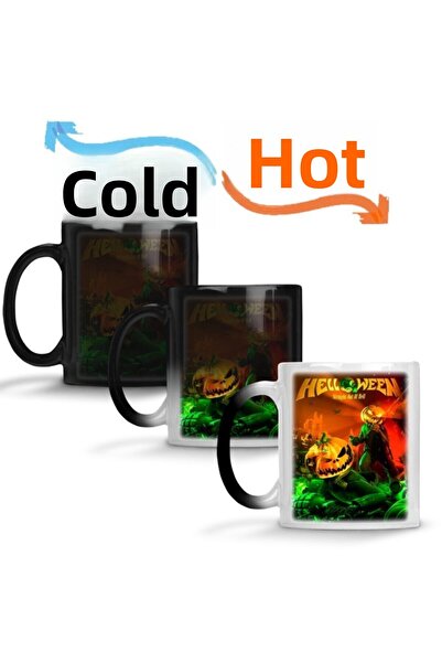 Baskı Dükkanı كوب هيلوين كوب سحري من البورسلين مباشرة خارج الجحيم