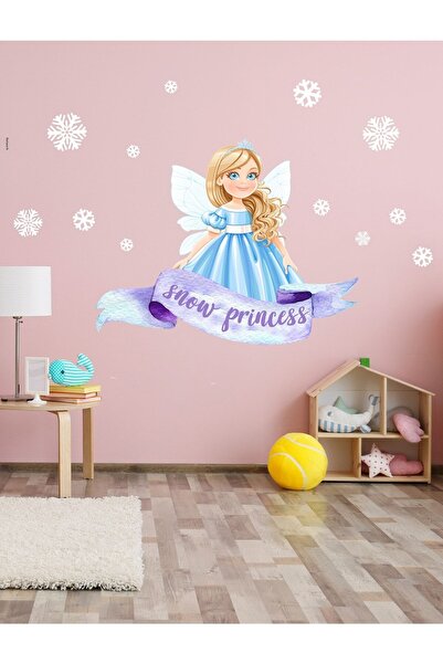 Sim Tasarım مجموعة ملصقات حائط أميرة الثلج