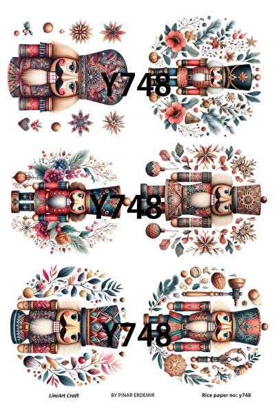 LİNEART سلسلة السنة الجديدة Y748 ديكوباج نحاس 30*42 سم