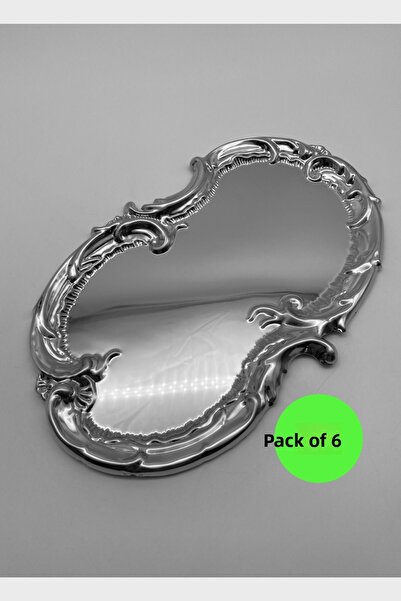 Fiyakalı Ürünler Atölyesi 6 Pieces Silver Artnova - Stainless Steel Serving T...