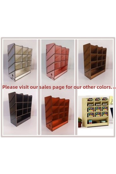 Ağaçistan Pen Holder Organizer Walnut