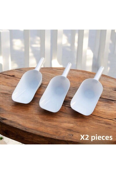 Metler Food Shovel - Large Size Plastic Nuts, Coffee Spice 2 Pieces