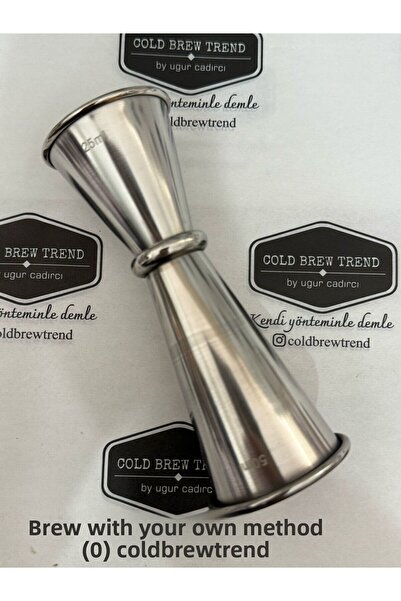 COLD BREW TREND by uğur cadırcı ميزان فولاذي مزدوج - جيجر 25/50 مل