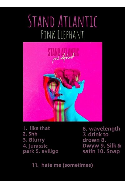 Universal Stand Atlantic - O Günler Geçti - Album Tracklist Logo Tablo Poster...