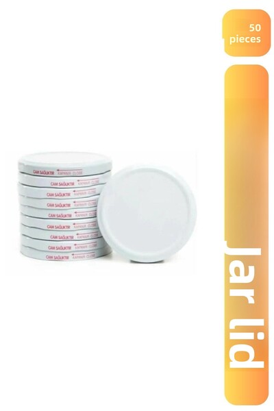 Viyalente Canning Lid Jar Lid Double Silicone Bottle Lid 50 Pieces