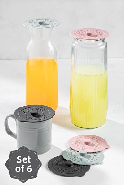 Vienev Κάλυμμα κυπέλλου προστασίας από τη θερμότητα 6 τεμαχίων σιλικόνης