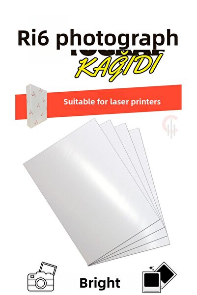 ÇÖZÜM KAĞIT ورق صور لامع A6 مقاس 10.5 × 14.8 سم 170 جرام 500 قطعة مناسب لطابع...