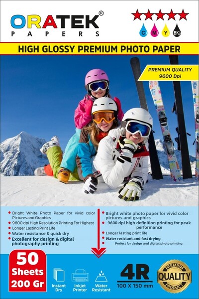 ORATEK Canon Maxify GX3092 - Premium γυαλιστερό φωτογραφικό χαρτί 10X15 cm, 2...