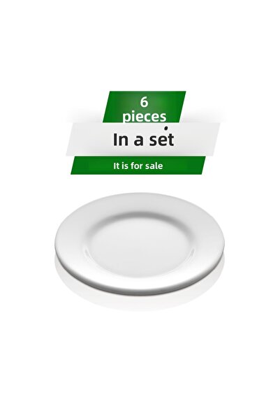 Alezy 597 Göreme Melamine Thermostar Grm Serving Plate 17 cm White