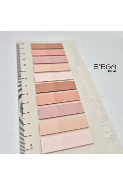 sibga tasarım Transparent Color 200 Leaf Bookmarks, Stickers and Note Paper