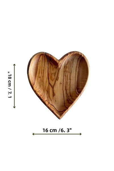 egedeneve Small Olive Tree Heart Serving Plate