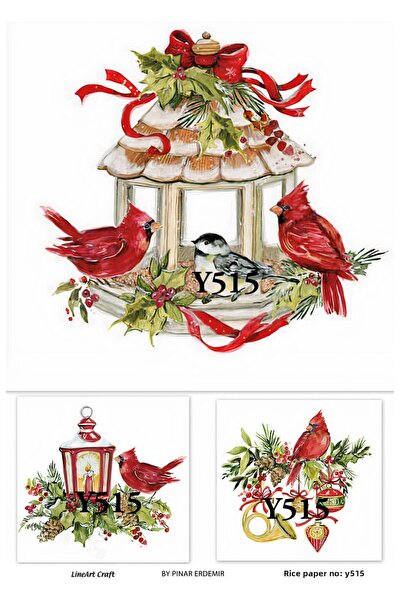 LİNEART Lineart Brass Decopage Paper 29X42 No:Y515