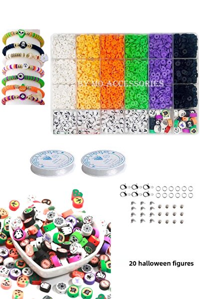 By MO Accessories Гривната с мъниста - комплект за декорация за Хелоуин, хоби...