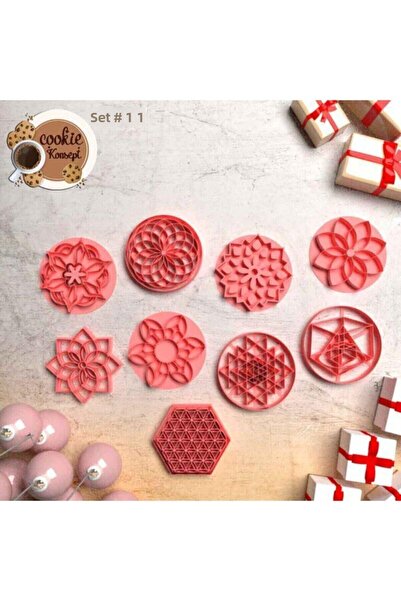CookieKonsept Forme din argilă polimerică - Set de ștampile