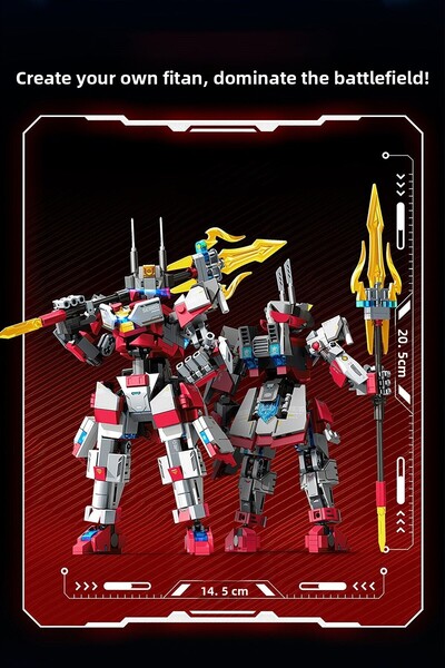 Sembo Block Hydra Titan Immortal Warrior Robot Building Block Set