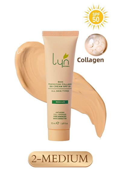Lyn Skincare Skin Perfecting Collagen Bb Cream Spf50 50ml Medium Tone
