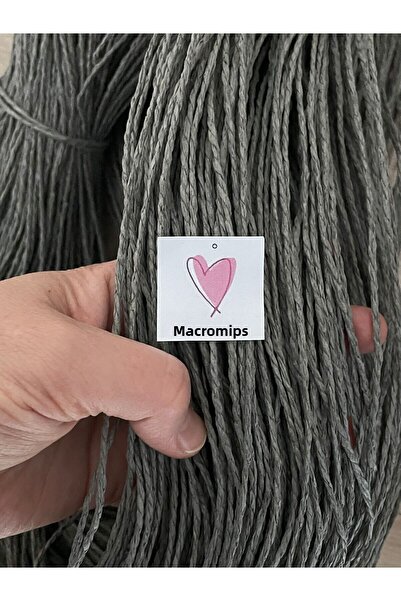 Makromİps ΠΟΛΥΤΕΛΕΣ PREMIUM Κορδόνι Kraft Hobby 2 mm 50gr - Πλεκτό στο χέρι Συσκευασία και Στολισμός Πολλαπλών Πλεξούδων