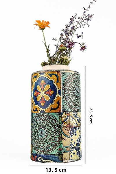 Hmydesign Marcher Handmade Ceramic Patterned Vase