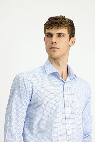 Kiğılı Cămașă în carouri din bumbac cu mânecă lungă