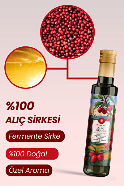 Mim and More Alıç Sirkesi - Doğal Fermantasyon, %100 Doğal, Katkısız, 250 ml