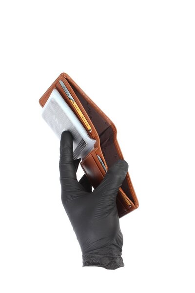 Aka Leather Tan Card Holder Wallet 040 5