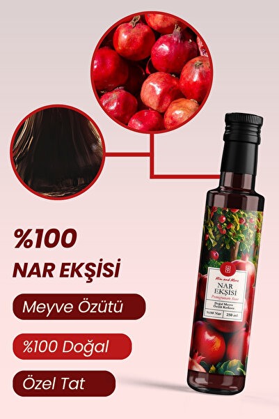 Mim and More Nar Ekşisi - %100 Doğal, Katkısız, Şeker İlavesiz, 250 ml