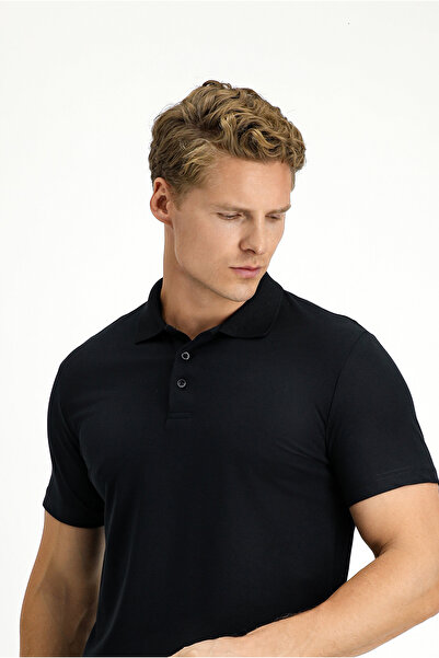 Kiğılı Μπλουζάκι από βαμβακερό γιακά πόλο Slim Fit