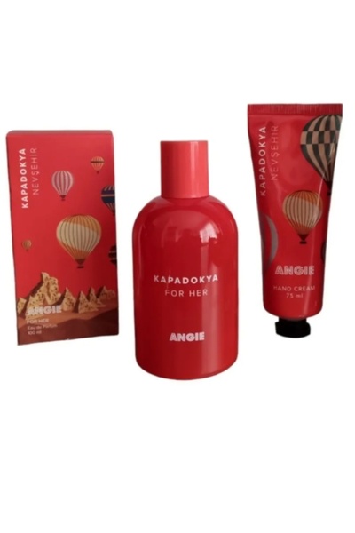Angie Kapadokya Nevşehir Edp 50 ml Kadın Parfüm Ve El Kremi Seti