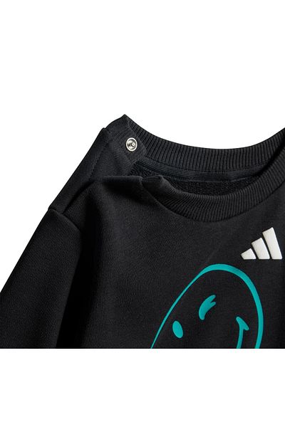 adidas Jn2151-B X Smileyworld Jogger Baby Tracksuit Set Black