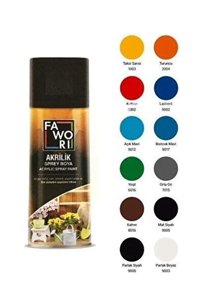 Fawori Karanlıkta Parlayan Kırmızı Sprey Boya 521 400ml