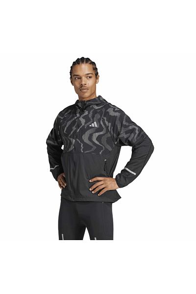 adidas Ult Hivis Men's Black Running Jacket Men's Running Jacket Jd7796