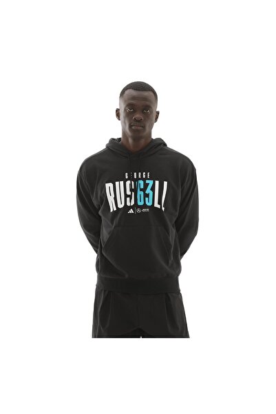 adidas JZ8903-E Mercedes - Amg George Russell Hood M Erkek Sweatshirt Siyah