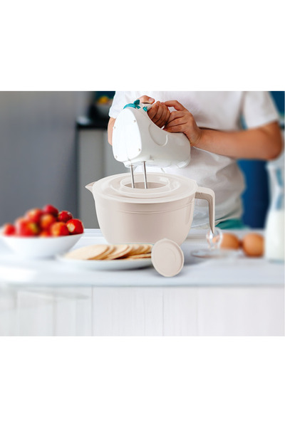 Mutfak Köşesi وعاء خفق بريو سعة 3 لتر مع غطاء، وعاء خلاط - وعاء خلط