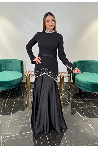 White Corner 3228 BALIK FORM TASARIM ELBİSE