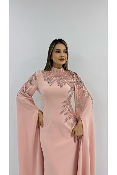 White Corner 2958 ÖZEL TASARIM ELBİSE EL İŞÇİLİĞİ