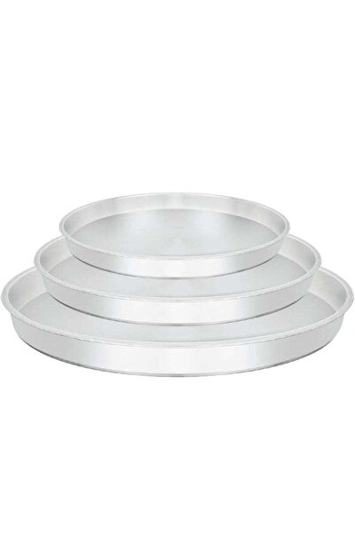 october طقم صواني خبز وبيتزا دائرية 3 قطع (26-28-30 سم) من الجوهرة