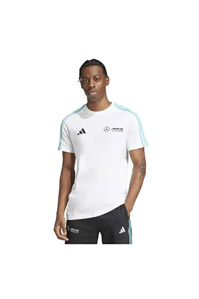 adidas JV5457-E Mercedes Dna Tee M Ανδρικό T-Shirt Λευκό
