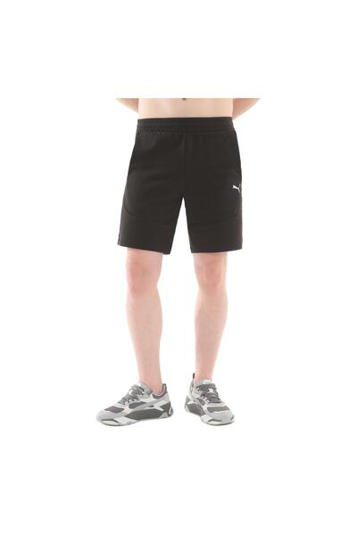 Puma Pantaloni scurți tricotați cu croiala obișnuită - Above Lungimea genunchiului, Mediu, Simplu, Buzunar lateral