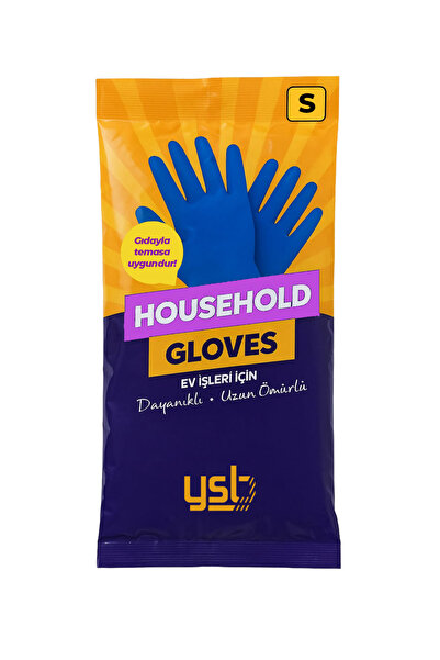 YSB Neo Elite Ev İşleri Eldiveni Bulaşık eldiveni Sıcak Kauçuk Su Geçirmez Mutfak Yıkama | S Beden