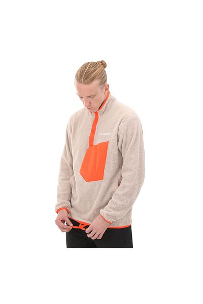 adidas IN3107-E Xpl Pıle Snap Мъжка суитшърт Крем
