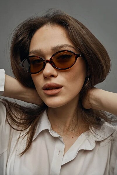 REN EYEWEAR MİUX BORDO LEOPARD SUNGLASSES OVAL 2024 NEW SEASON POPULAR UV400 / REN EYEWEAR