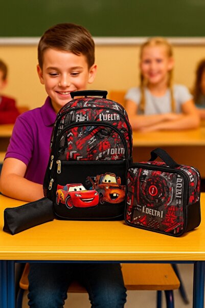 NewBag Şimşek ERKEK ÇOCUK Sırt Ilkokul Çantası-3'lü Set