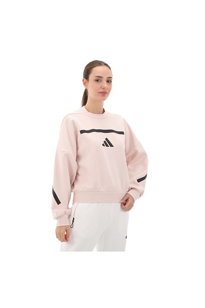 adidas JF4783-K W Ζ.ν.ε. Swt Γυναικείο Φούτερ Ροζ