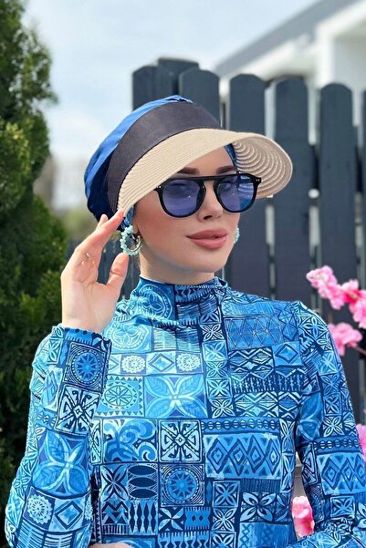 Remsa Mayo Πτυσσόμενο γείσο Ψάθινο καπέλο Αντηλιακό γείσο Μπεζ Rş-45