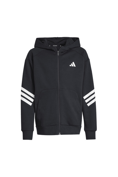 adidas Jj4801-C J Fi 3S Fz Hd &amp; Children's Jacket Black