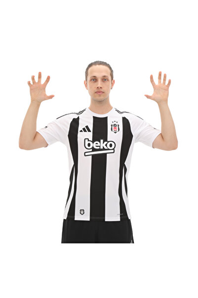 Beşiktaş JK2784-E adidas 24-25 İ&amp;ccedil; Saha &amp;Ccedil;ubuklu Erkek Forma Beyaz
