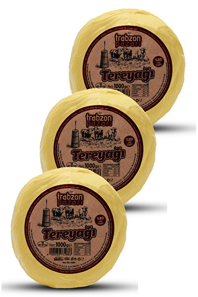 TRABZON PAZARI Az Tuzlu Trabzon Tereyağı 3x1 Kg