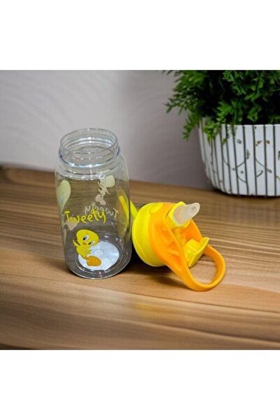 SANALTİCARETİM Tweety 480 ml Water Bottle with Straw